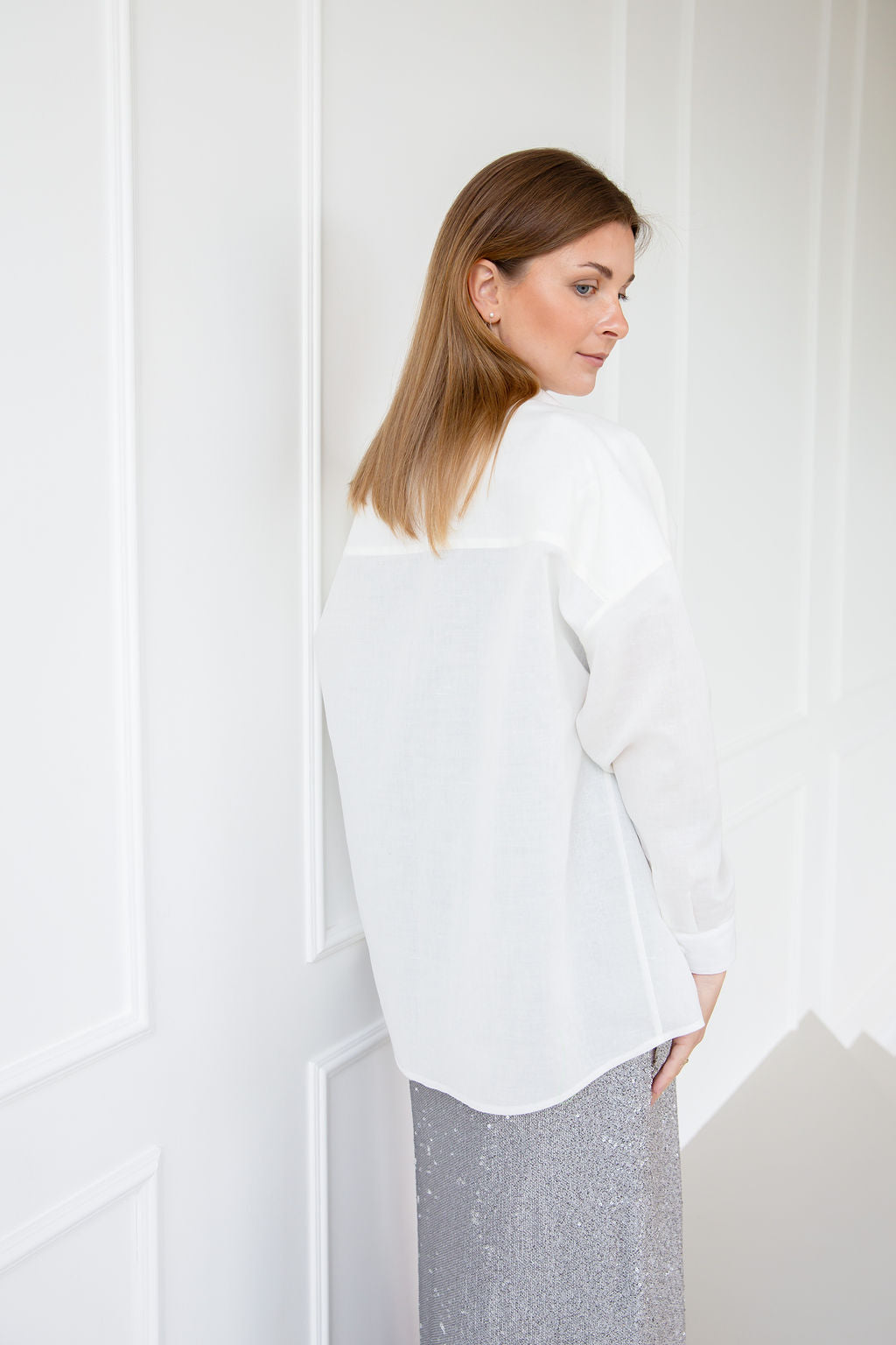 Women Oversized Cotton Shirt