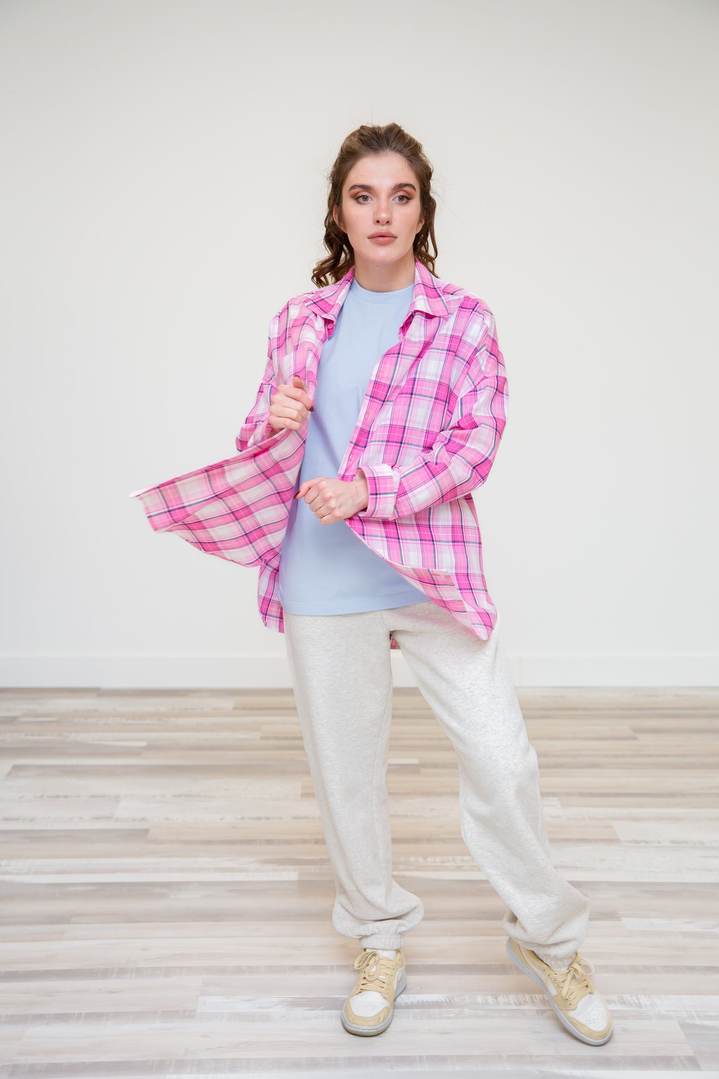 Women Oversized Cotton Shirt